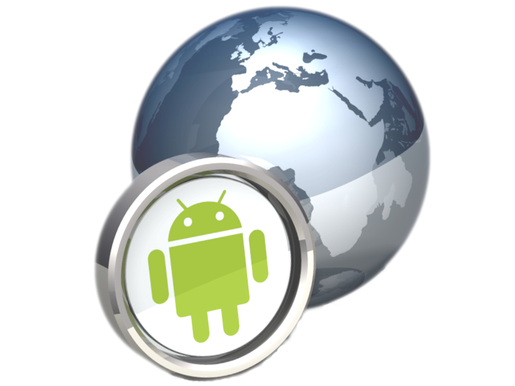 Mobile communication robot illustration